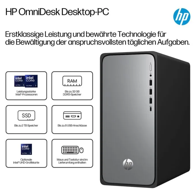 HP Omnidesk M02-0159ng i5-14400 16GB 1TBSSD FreeDOS — image 3