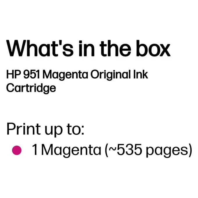 HP Original 951 Druckerpatrone - magenta — image 3