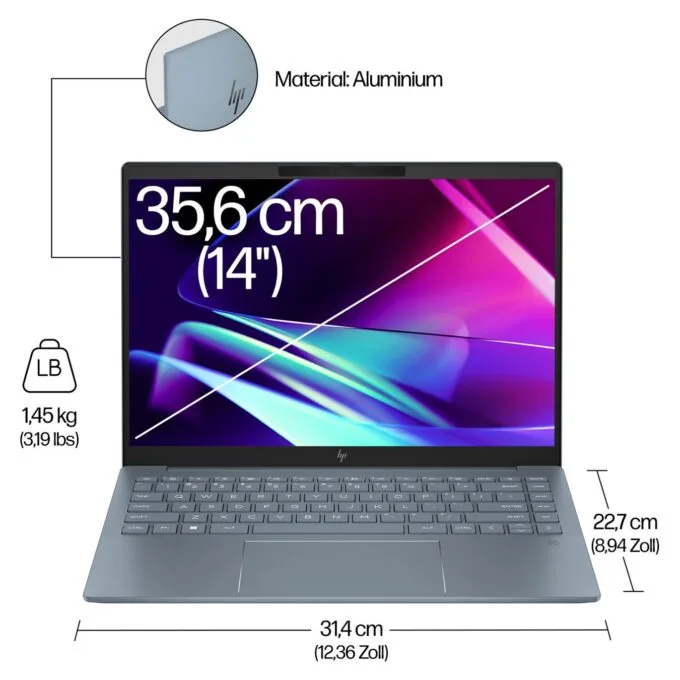 HP Pavilion Plus 14-ew1152ng CU 125H 16GB 512SSD W11 Home — image 6