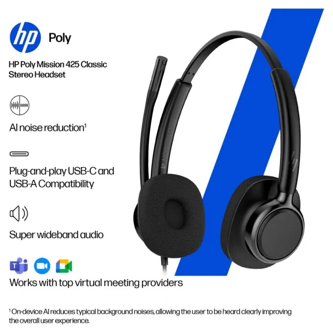 HP POLY MISSION 425 AI NOISE — image 5