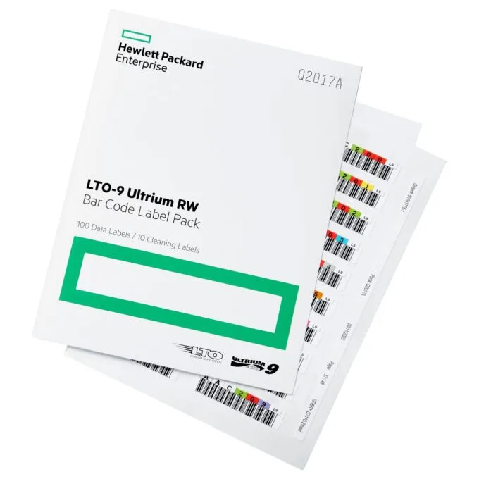 HP Q2017A LTO9 Barcodelabel 100 Stück Reinigungslabel 10 Stück — image 1