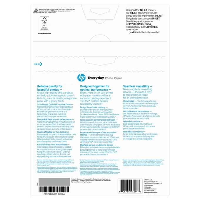 HP Q2510A A4 Fotopapier — image 12