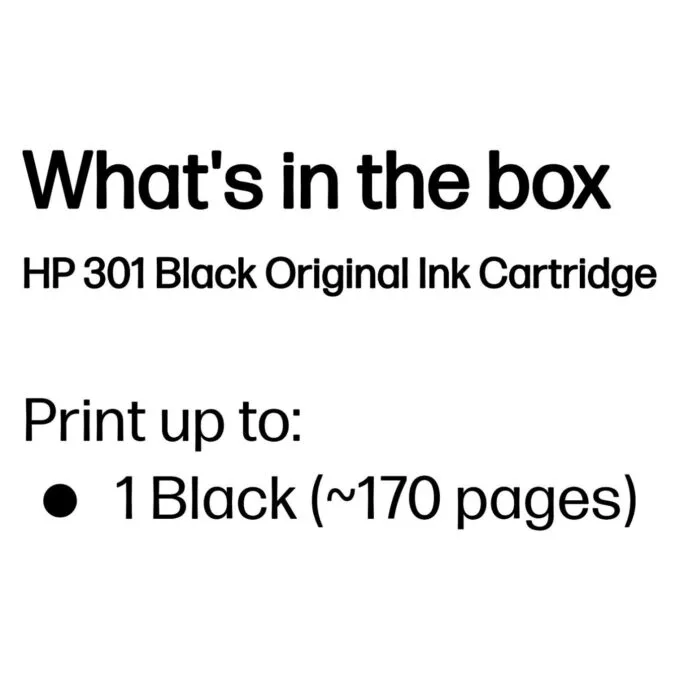 HP Tinte 301 CH561EE Schwarz — image 3