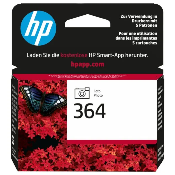 HP Tintenpatrone - CB317EE - No.364 - fotoschwarz - 3ml — image 1