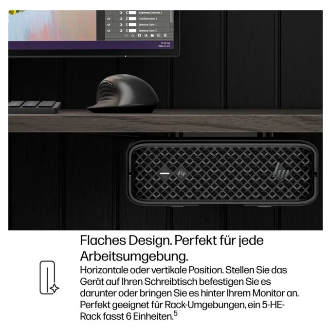 HP Z2 Mini G1i CU9 285K 64GB 1TBSSD RTX PRO 2000 W11 Pro 1J Gar — image 6