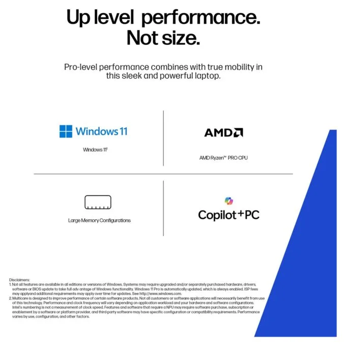 HP ZBook 8 G1a AMD Ryzen AI 7 PRO 350 35.56cm 14Zoll WUXGA 32GB 1TB SSD W11P 3J Gar — image 4