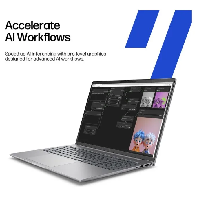 HP ZBook 8 G1a AMD Ryzen AI 7 PRO 350 35.56cm 14Zoll WUXGA 32GB 1TB SSD W11P 3J Gar — image 7