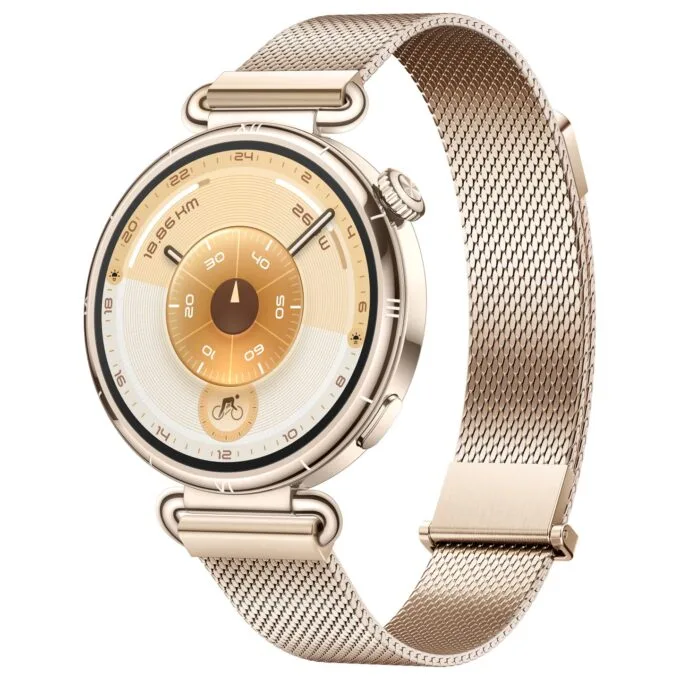 HUAWEI WATCH GT6 41mm (Konsu-B19M). Gold Milanese Strap — image 3