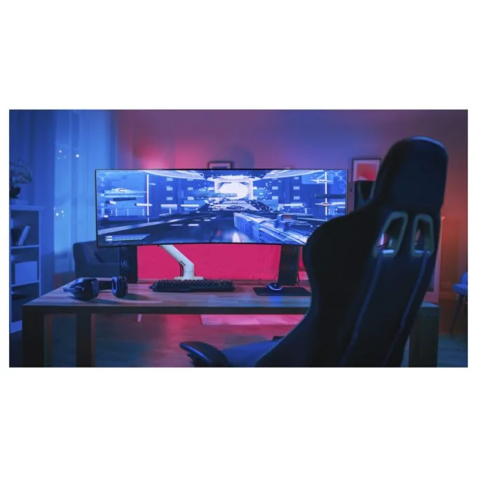 HX DESK MONITOR ARM WITH HD PIVOT MATTE BLACK — image 5