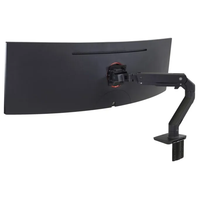 HX DESK MONITOR ARM WITH HD PIVOT MATTE BLACK — image 1