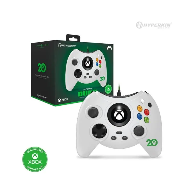 Hyperkin Controller Duke kabelgebunden weiß XBOX — image 2