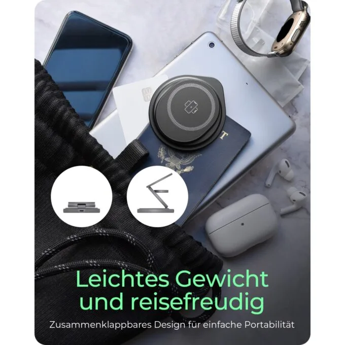 ICY BOX 3-in-1 Magnetische Ladestation Apple Watch IPhone AirPods Faltbar — image 5