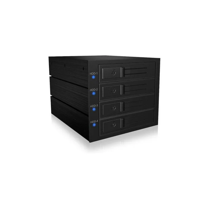 ICY BOX Backplane, 4x SAS SATA 3,5' HDD in 3x 5,25', trägerlos, EasySwap — image 2