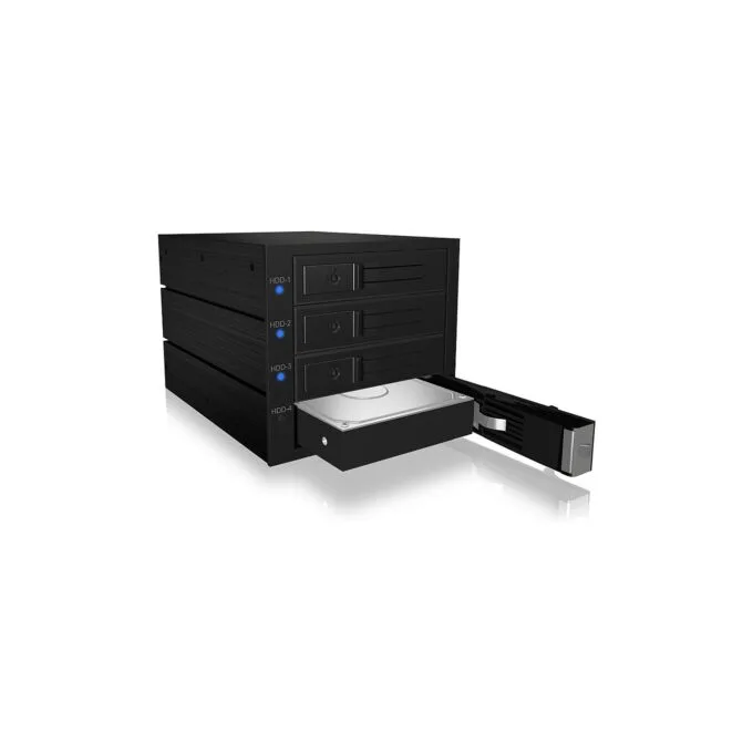ICY BOX Backplane, 4x SAS SATA 3,5' HDD in 3x 5,25', trägerlos, EasySwap — image 5