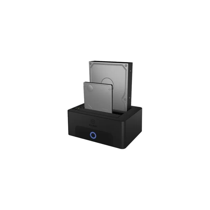ICY BOX IB-1232CL-U3 Dockingstation USB 3.0 2x 2,5 3,5' SATA SSD HDD — image 1