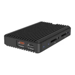 ICY BOX M.2 NVMe SATA SSD Gehäuse mit Kartenleser 2x SD 4.0, Host USB 3.2 Gen 2 Type-C+A 10 Gbit s