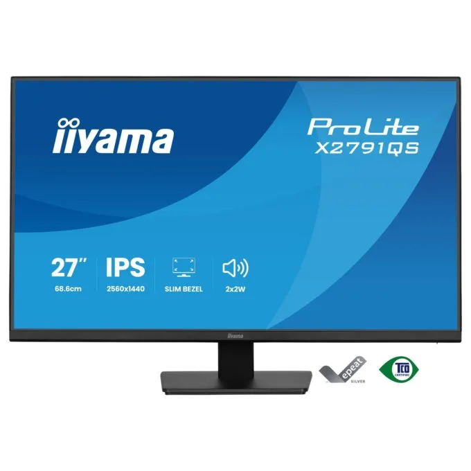 IIYAMA 68.6cm (27') X2791QS-B1 16:9 HDMI+DP IPS — image 2