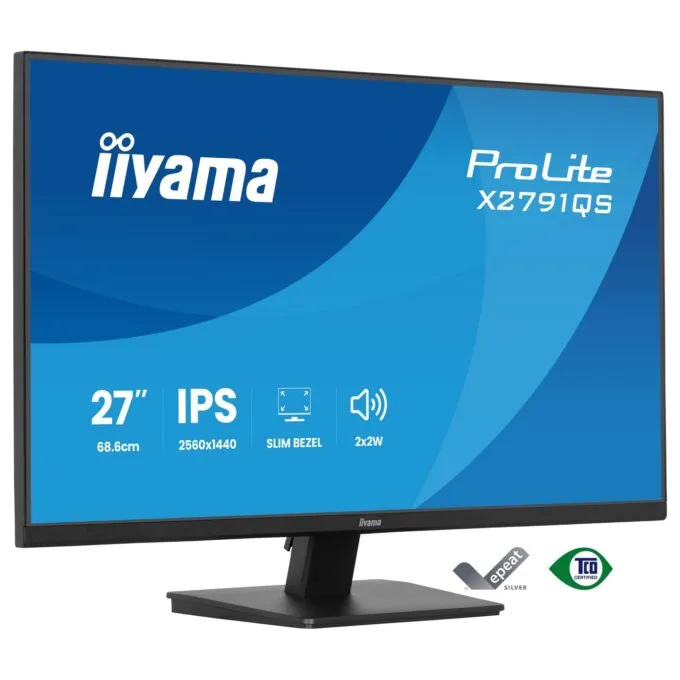 IIYAMA 68.6cm (27') X2791QS-B1 16:9 HDMI+DP IPS — image 1