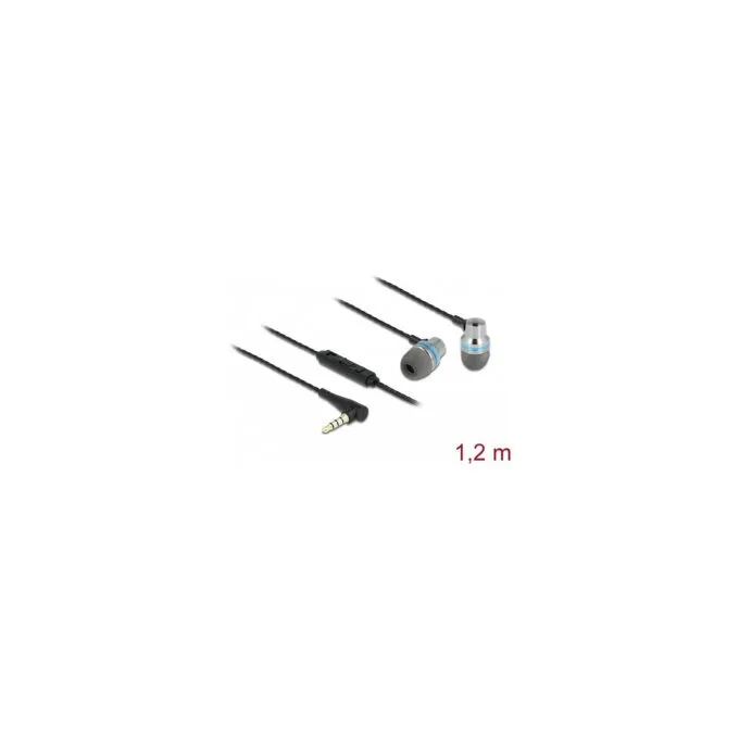 In-Ear Kopfhörer mit 4 Pin 3.5 mm Klinkenstecker. Mikrofon und Lautstärkeregler + Quick-Mute Funktion für Smartphones... — image 2
