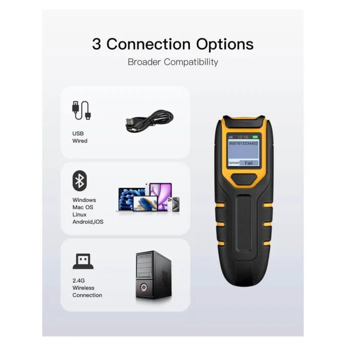 inateck Barcodescanner 47 black [BCST-47_black] — image 6