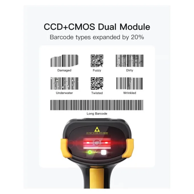 inateck Barcodescanner Pro 8 black [Pro 8_black] — image 3