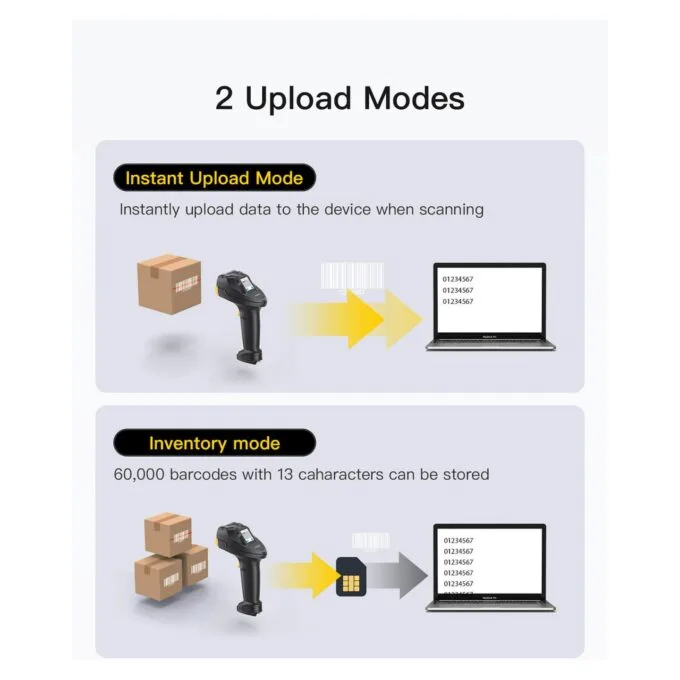 inateck Barcodescanner Pro 8 black [Pro 8_black] — image 6