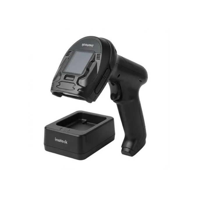 inateck Barcodescanner Pro8 Black with data transfer station — image 1