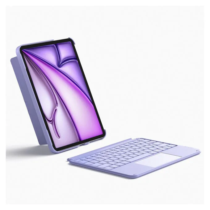 inateck Keyboard iPad 11' iPad Air 4 5Gen Com. QWERTZ purple — image 2