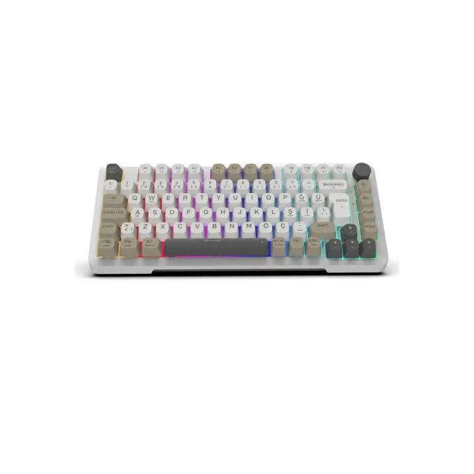 INCA Gaming Tastatur RGB GraySwitch USB-C BT 2.00m weiß — image 1