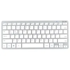 INCA Tastatur IBK-569BT BT 3.0 ultradünn. Multimedia. 10m silver