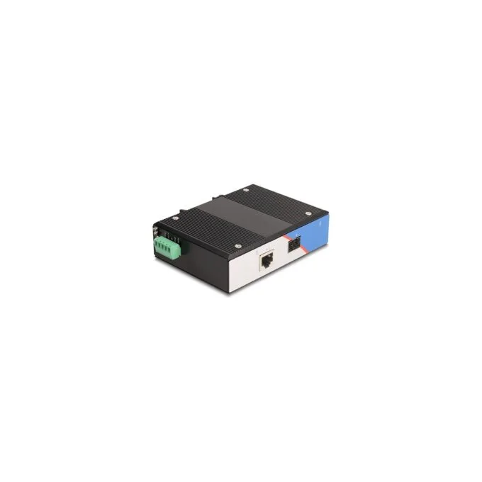 Industrie Gigabit Medienkonverter RJ45 zu SFP für Hutschiene — image 2