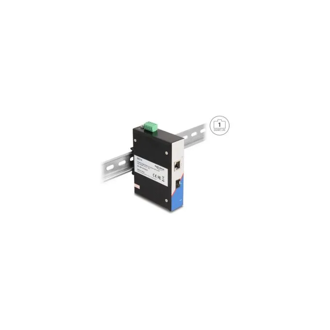 Industrie Gigabit Medienkonverter RJ45 zu SFP für Hutschiene — image 4