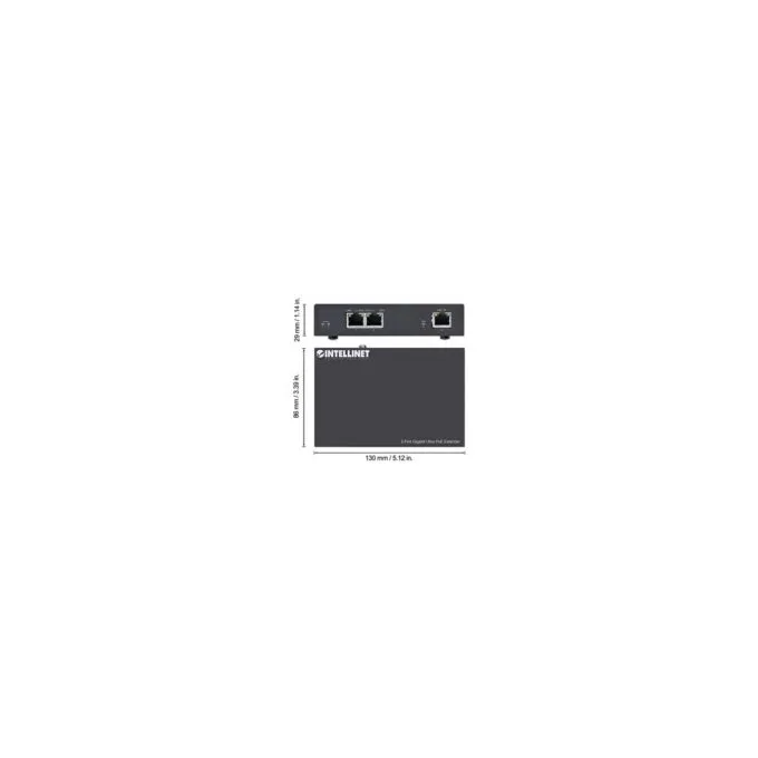 INTELLINET 2-Port Gigabit Ultra PoE-Extender 60W um 100m — image 4