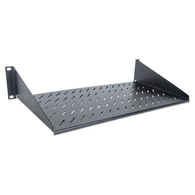 INTELLINET Fachboden 2HE 483x250mm bis 25kg Frontm. schw — image 2