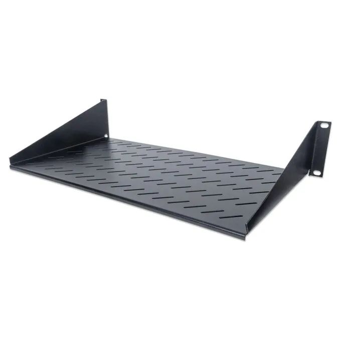 INTELLINET Fachboden 2HE 483x250mm bis 25kg Frontm. schw — image 1