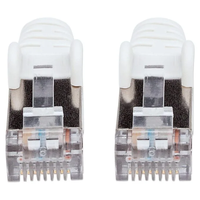 INTELLINET Netzwerkkabel Cat6 S FTP LS0H 2m Weiss RJ-45 Stecker RJ-45 Stecker Vergoldete Kontakte — image 3