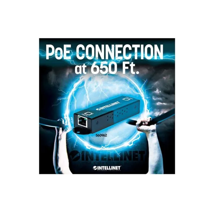 INTELLINET PoE Extender 1-Port Gigabit PoE+ PoE Metall — image 8