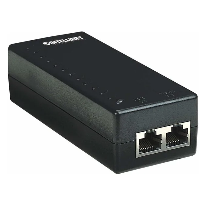 INTELLINET PoE Injektor 1-Port 48V DC IEEE 802.3af sw retail — image 3