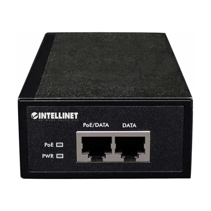 INTELLINET PoE+ Injektor 1-Port Gigabit 30W schwarz — image 3