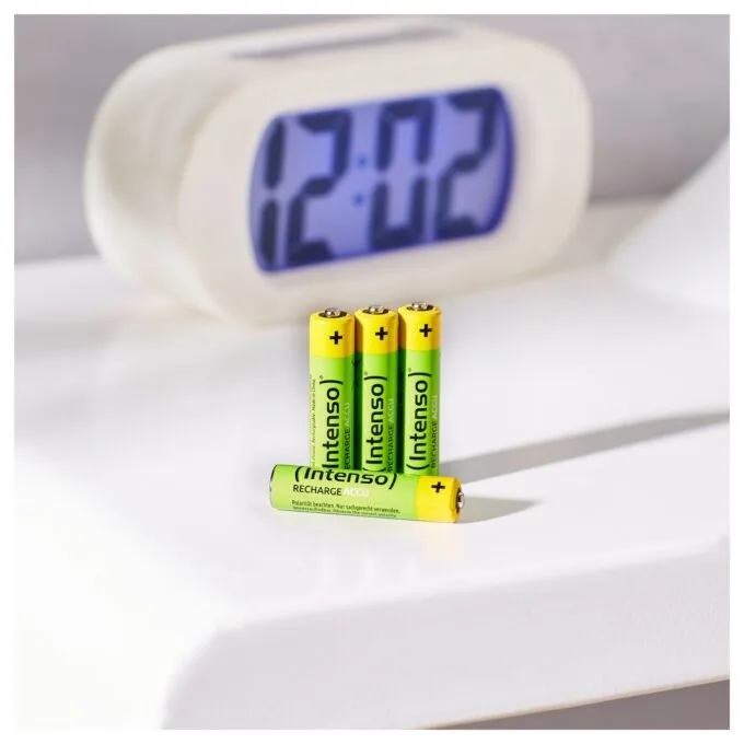 Intenso Batteries Rechargeable Eco AAA HR03 850mAh 4er Blister — image 4