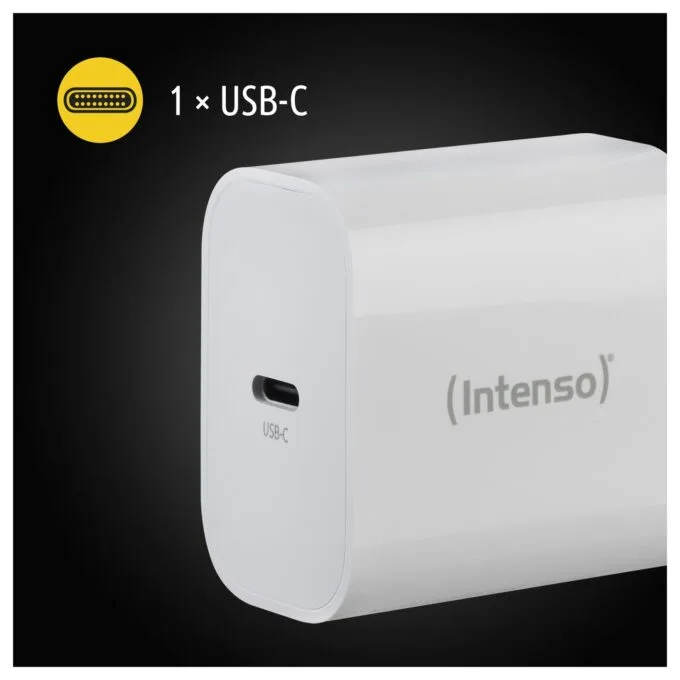 Intenso Power Adapter W20C. Weiß Anschluss: 1x USB-C. Output: max. 20 Watt — image 4