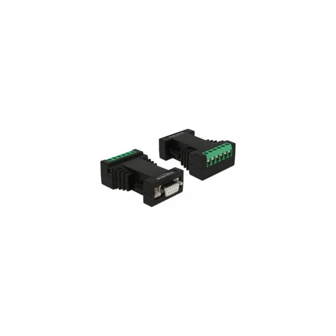 Isolator RS-232 D-Sub Buchse zu RS-422 485 Terminalblock Überspannungsschutz 600 W galvanische Trennung 2.5 kV — image 1