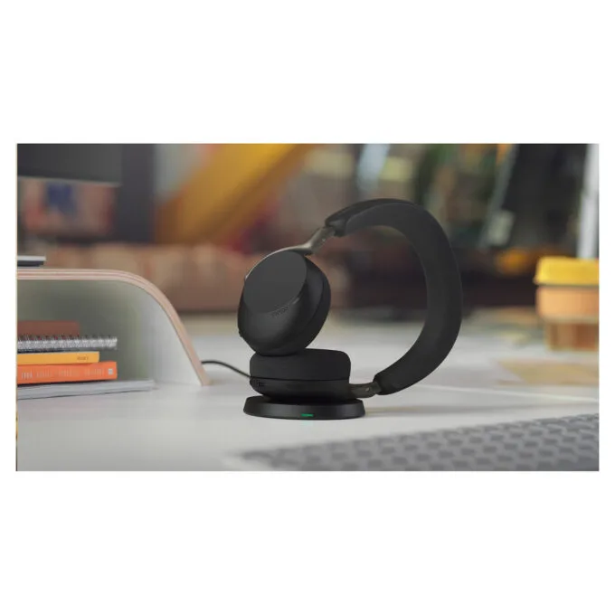 Jabra Evolve3 75 MS + Ladestation + Link 390c schwarz — image 3
