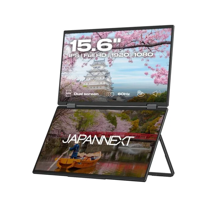 JapanNext FHD Doppelmonitor 39.62cm — image 1