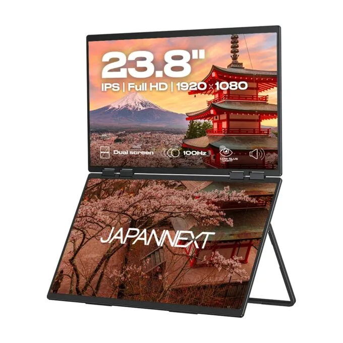 JapanNext FHD Doppelmonitor 60.45cm — image 1