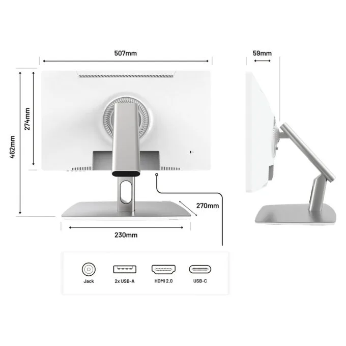 JapanNext FHD Touchscreen Monitor 54.61cm — image 3