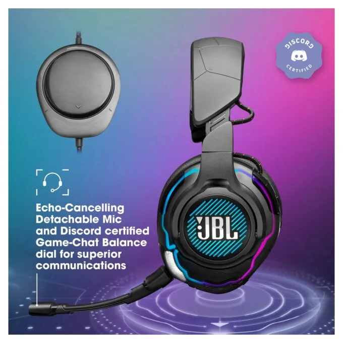 JBL Quantum One Wired Over-Ear-Gaming-Headset. Schwarz — image 3