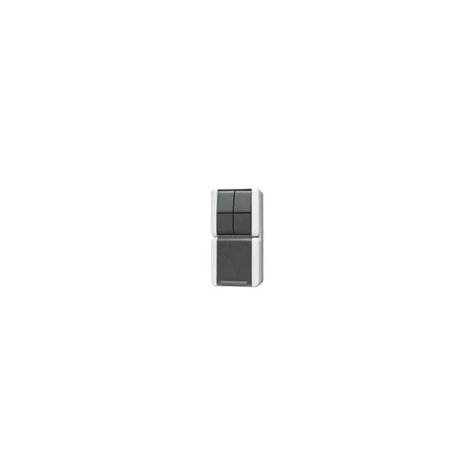 Jung 875 W IP44 WG 800 AP WD Steckdose mit Serienschalter — image 1