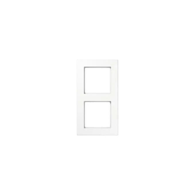 Jung A5582BFWW Rahmen 2f. bruchsicher f.waager. u.senkr.komb. — image 1