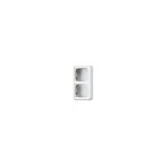 Jung CD 582 A WW Aufputz-Kappe 2f mit Rahmen